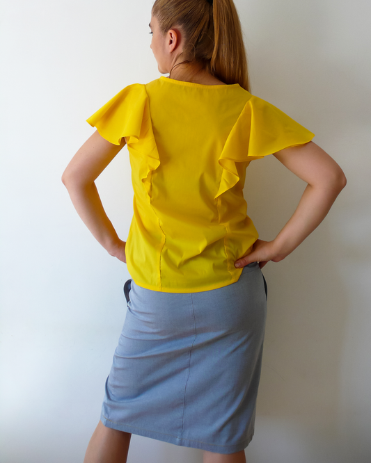 Flouncy Top Sewing Pattern N.96