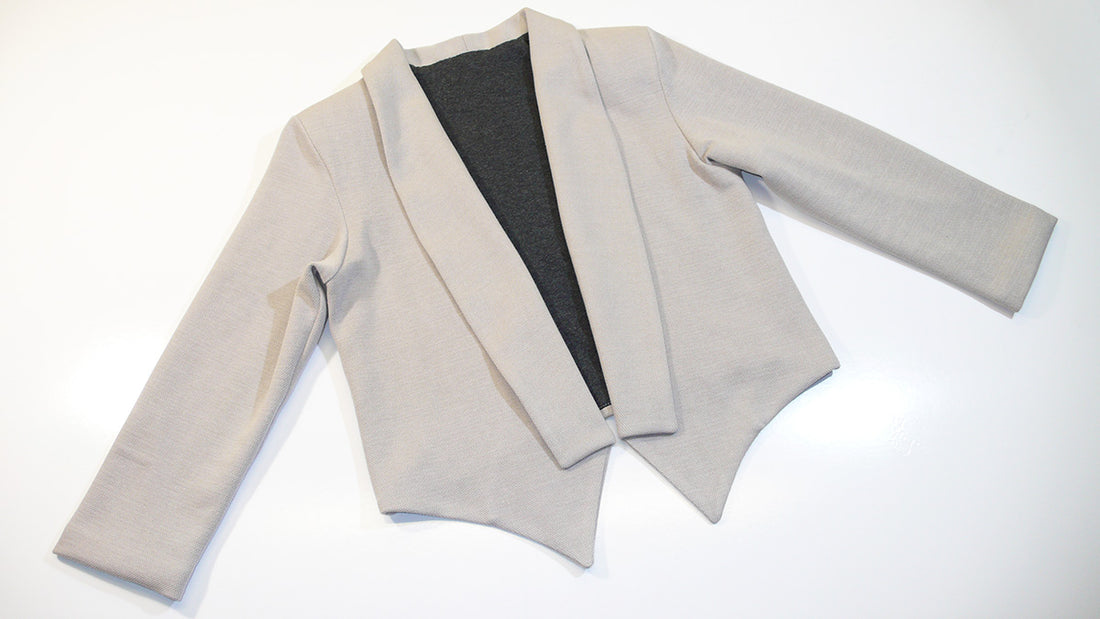 New Sewing Instructions for N.7 - Knit mini Blazer