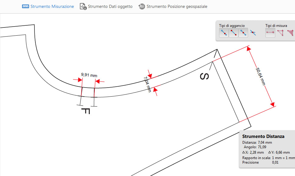 Measure Height Pattern How to measure the sewing pattern → height, width, and the seam allowa ...
