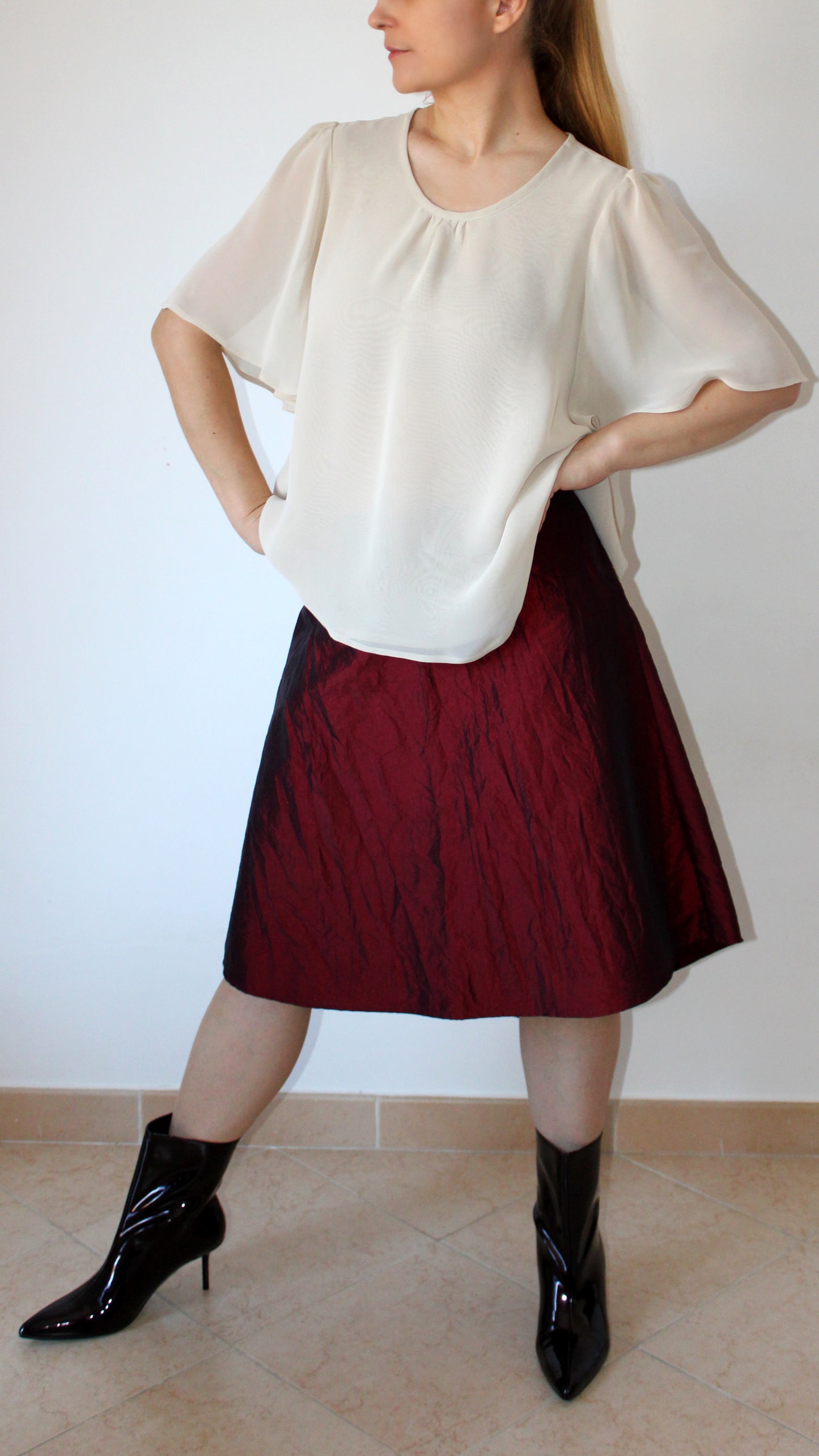 Pleated Skirt Sewing Pattern N.40