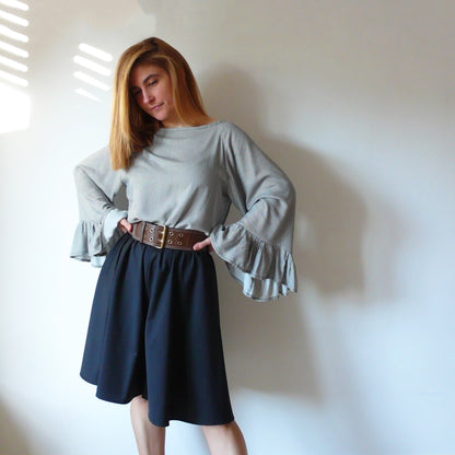 Woven Skirt-like SHORTS Sewing Pattern N.81