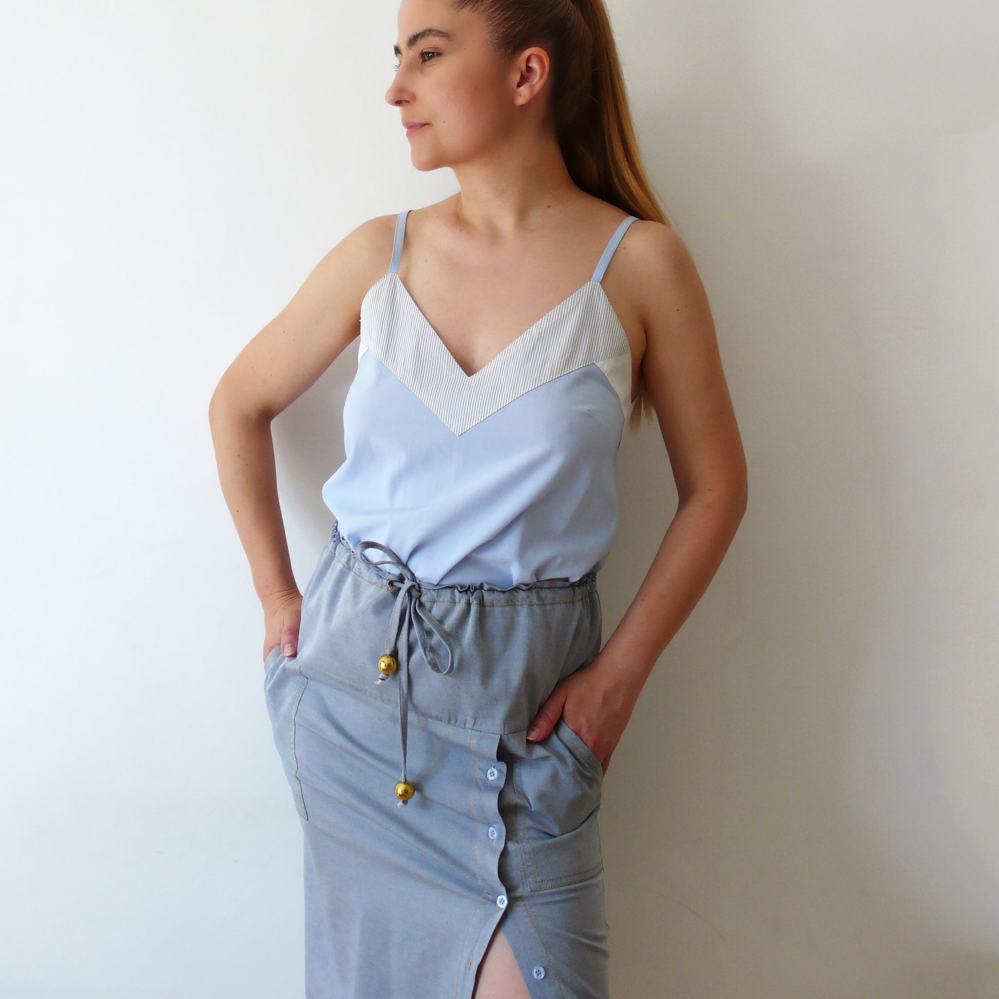Canotta con spalline in maglia stretch - VERDE - Taglie forti - 22.00 Canotta con spalline in maglia stretch - VERDE - Taglie forti - 22.00