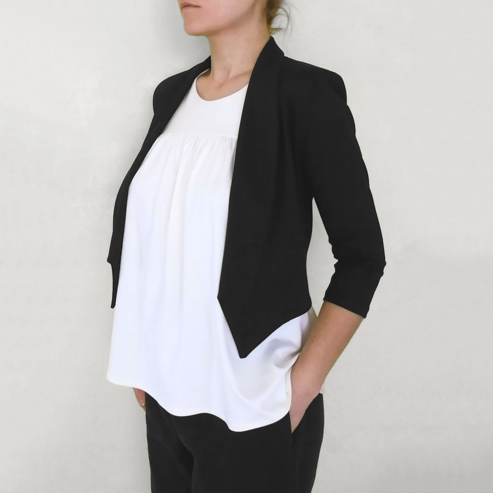 Cropped Blazer Sewing Pattern for Women – Patterns by Lucia