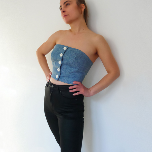 Strapless Bustier Top, Sewing Pattern N.86