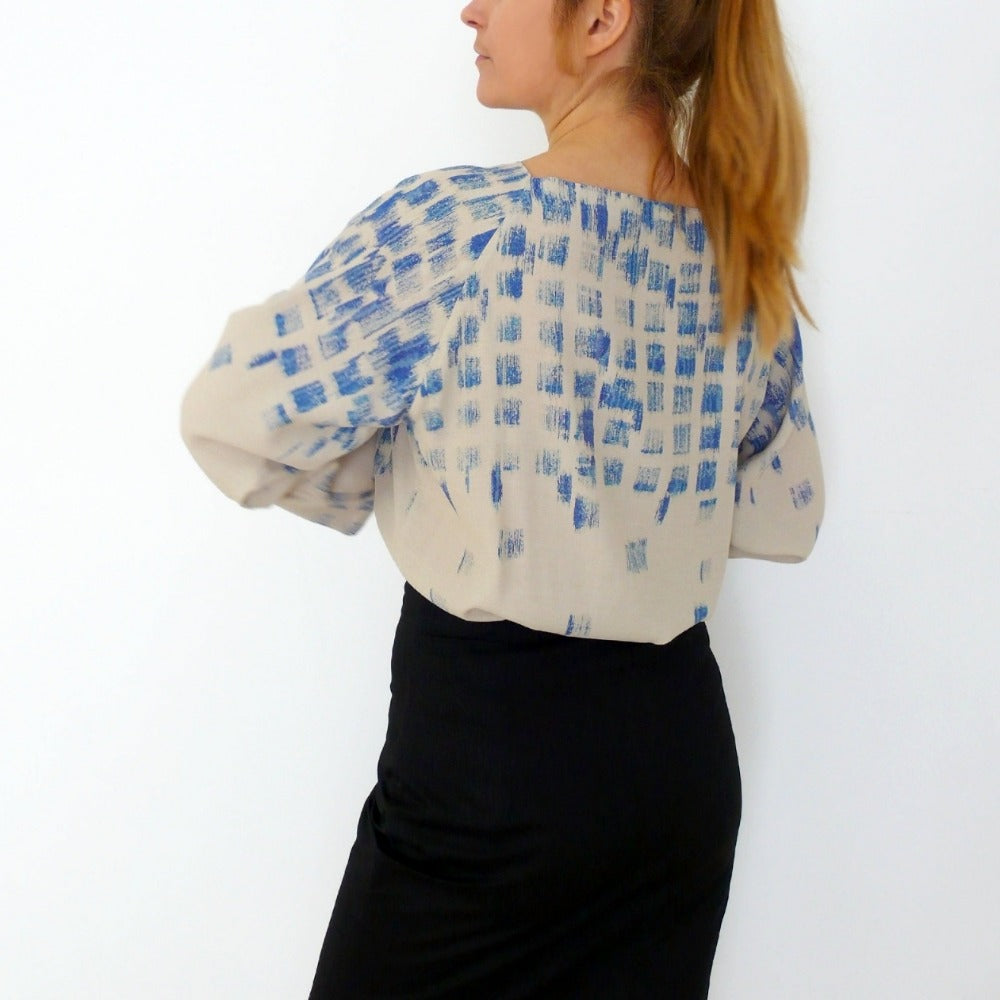 Pattern Relaxed Relaxed Fit Blouse Sewing Pattern for Women β Patterns by Lucia