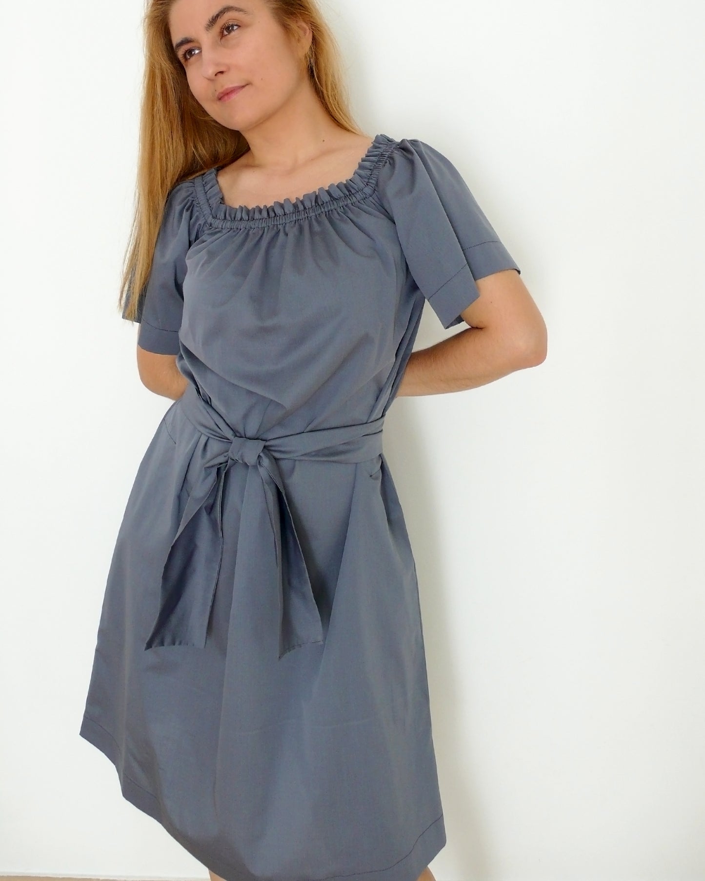 Off-shoulder Top and Dress Sewing Pattern N.79